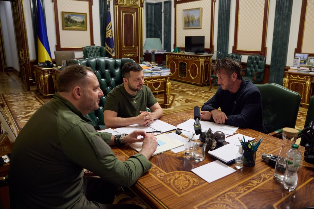 Шон Пенн зустрівся із президентом України - зображення